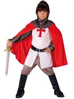 Ritter Kostüm für Jungen und Mädchen